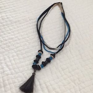 Twine and twig necklace set